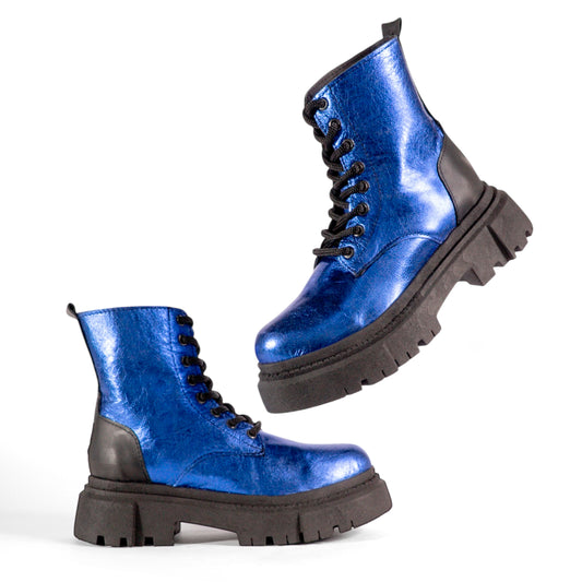 ELECTRA Combat Boot — Ignite Your Power (Genuine Leather)