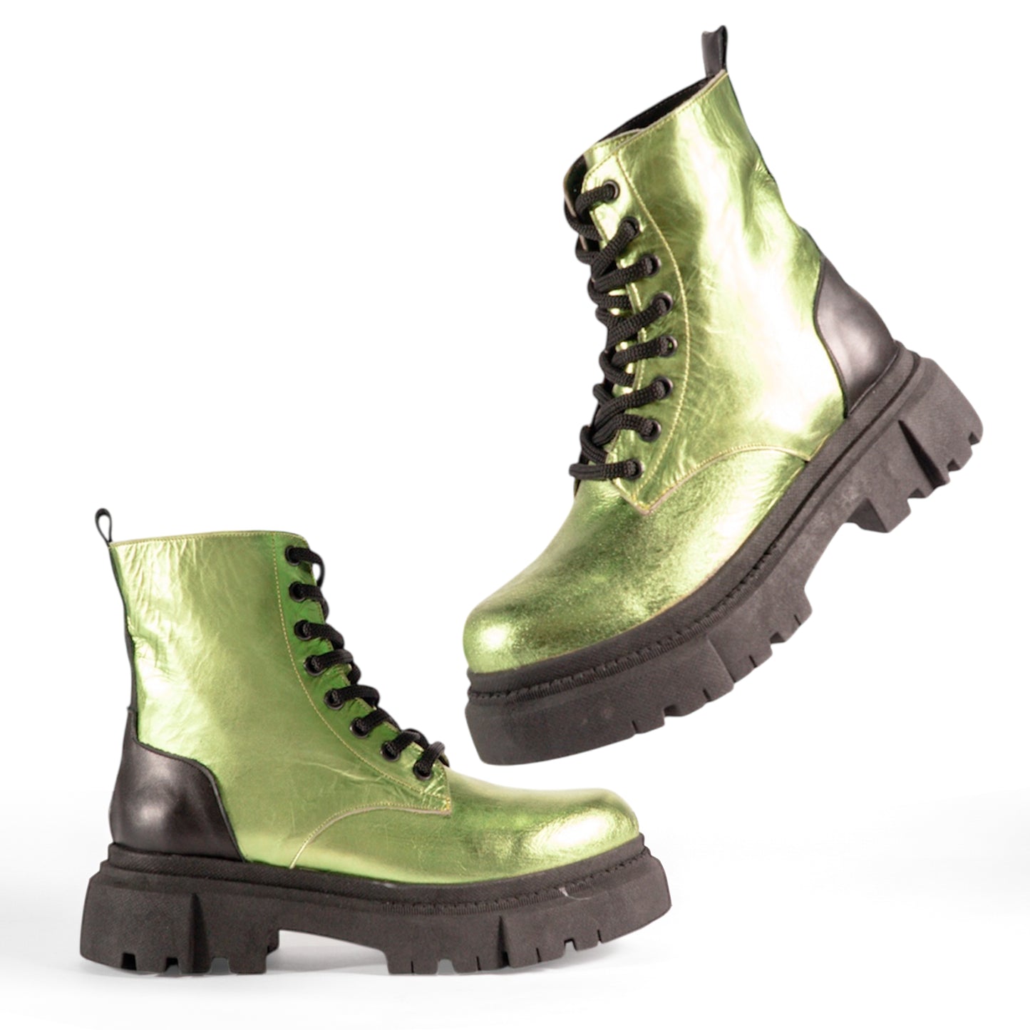 ELECTRA Combat Boot — Ignite Your Power (Genuine Leather)