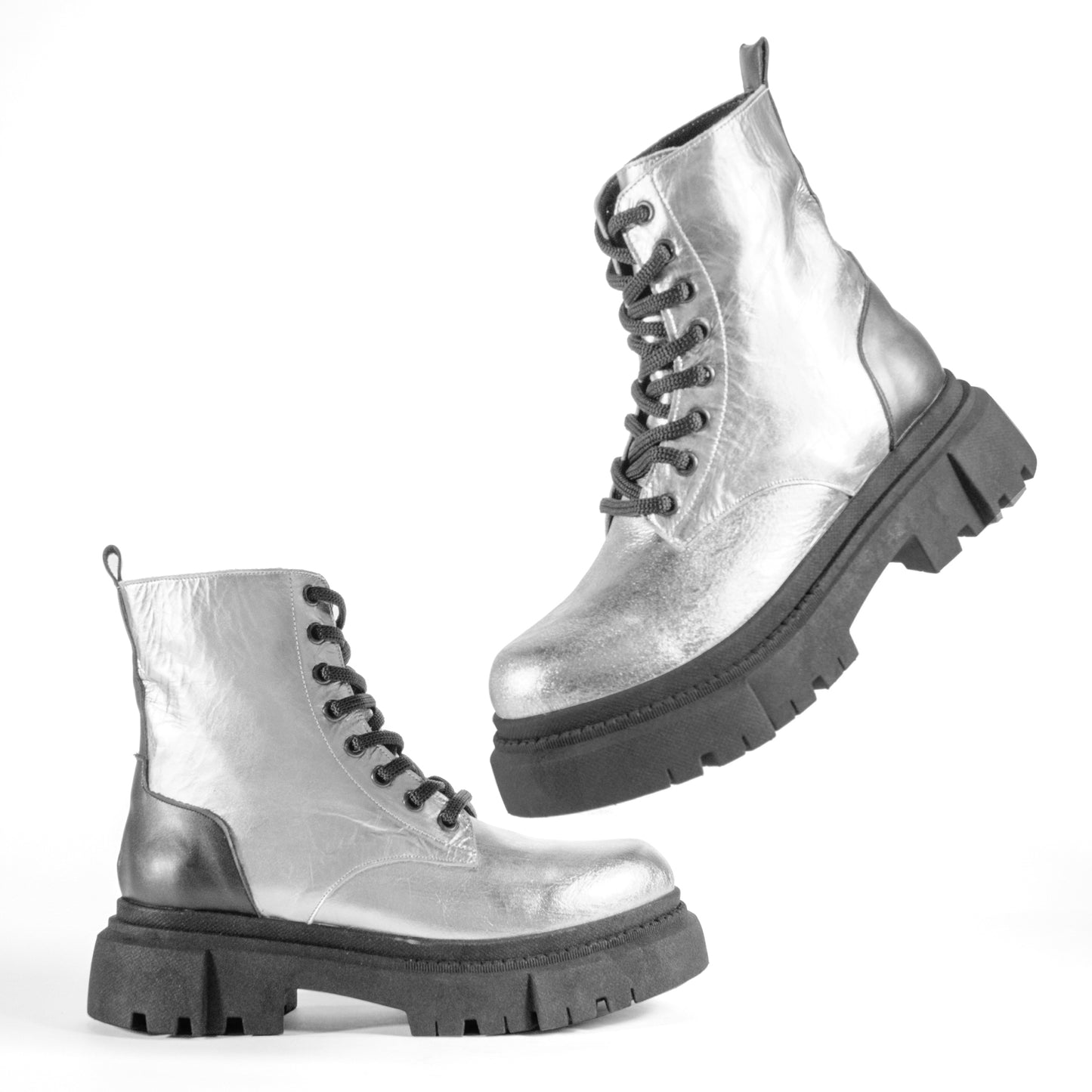 ELECTRA Combat Boot — Ignite Your Power (Genuine Leather)