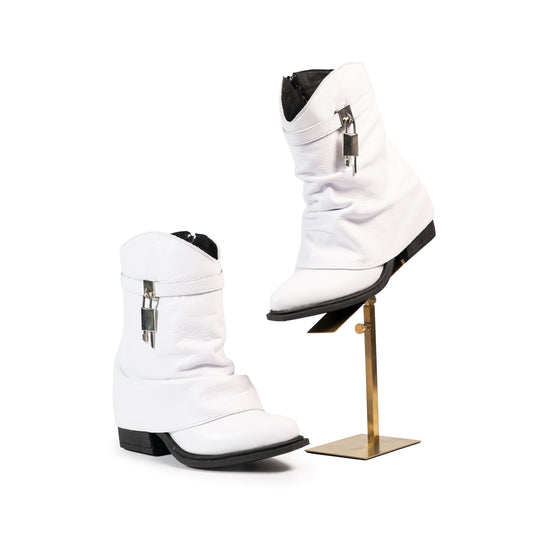 SELENE LOW — The Moon-Locked Short Texana (Genuine Leather)