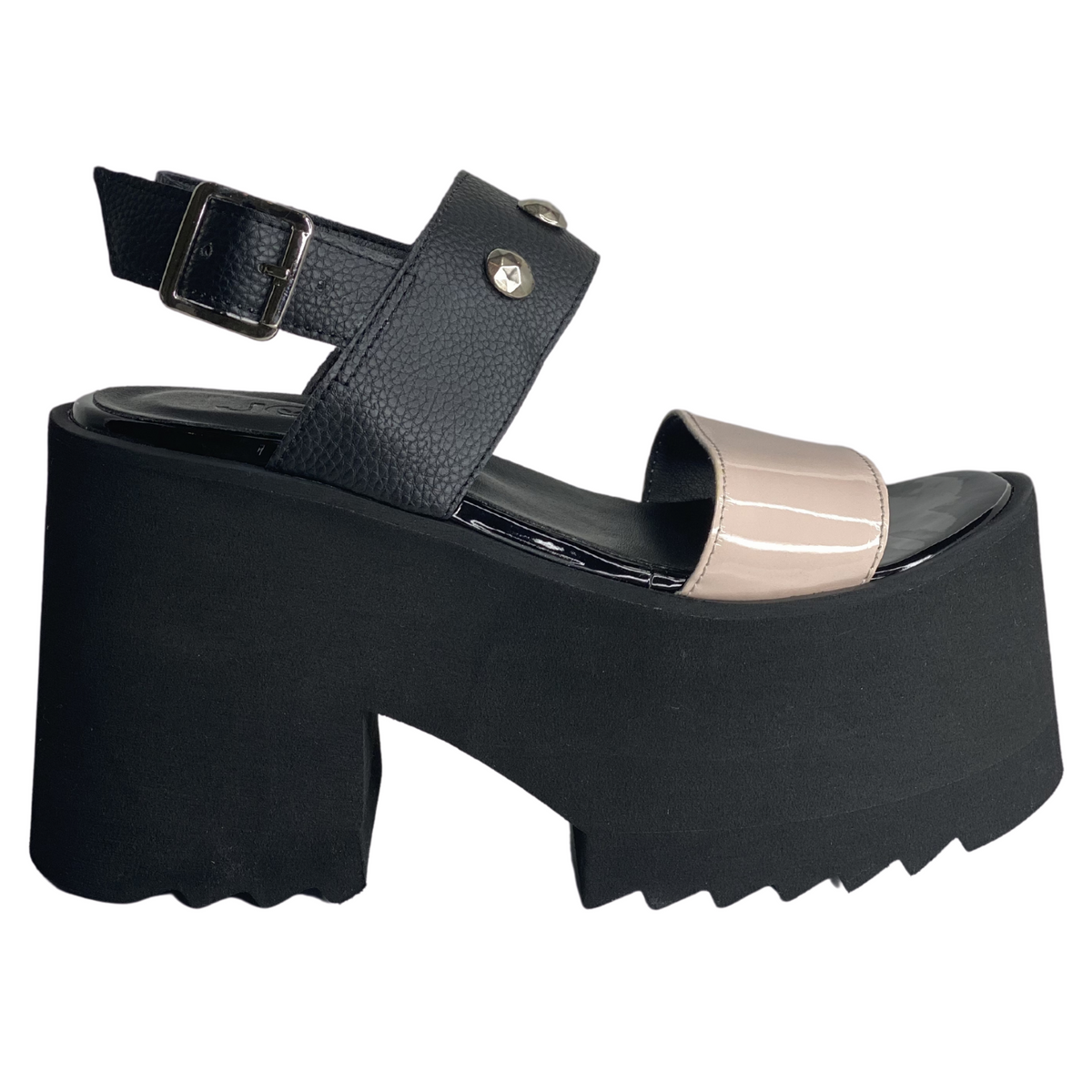 Diama Vegan Black | Platform Sandals | Joku Shoes USA – JOKU WORLD