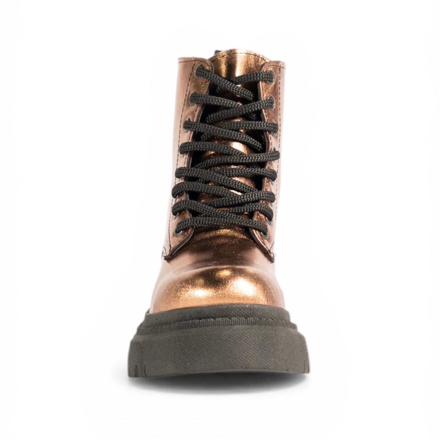 ELECTRA Combat Boot — Ignite Your Power (Genuine Leather) BRONZE