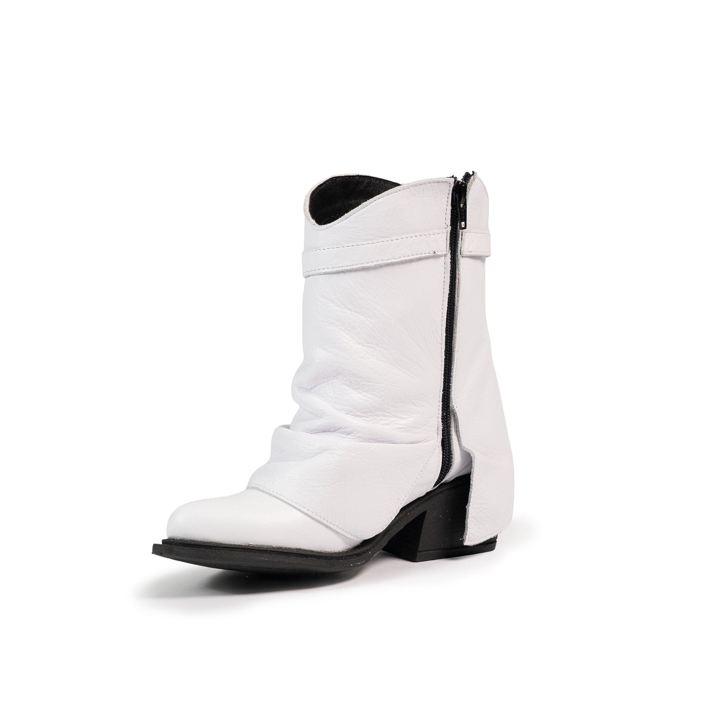 SELENE LOW — The Moon-Locked Short Texana (Genuine Leather)