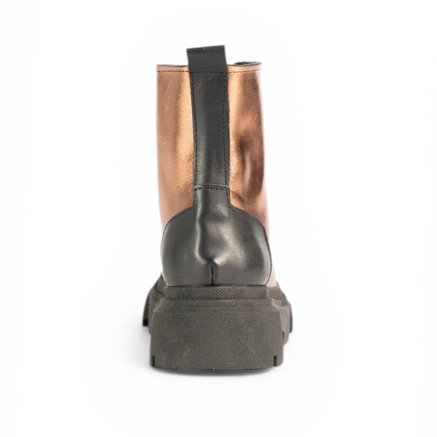 ELECTRA Combat Boot — Ignite Your Power (Genuine Leather) BRONZE