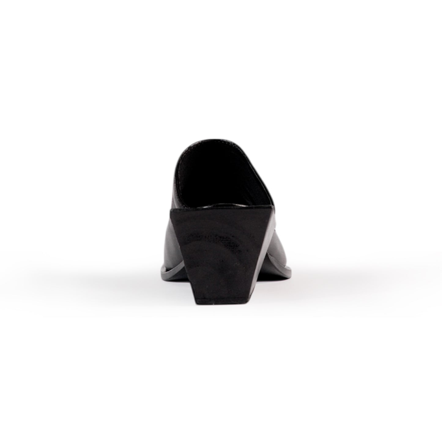 NYX — The Nightfall Square-Heel Mule (Genuine Leather)