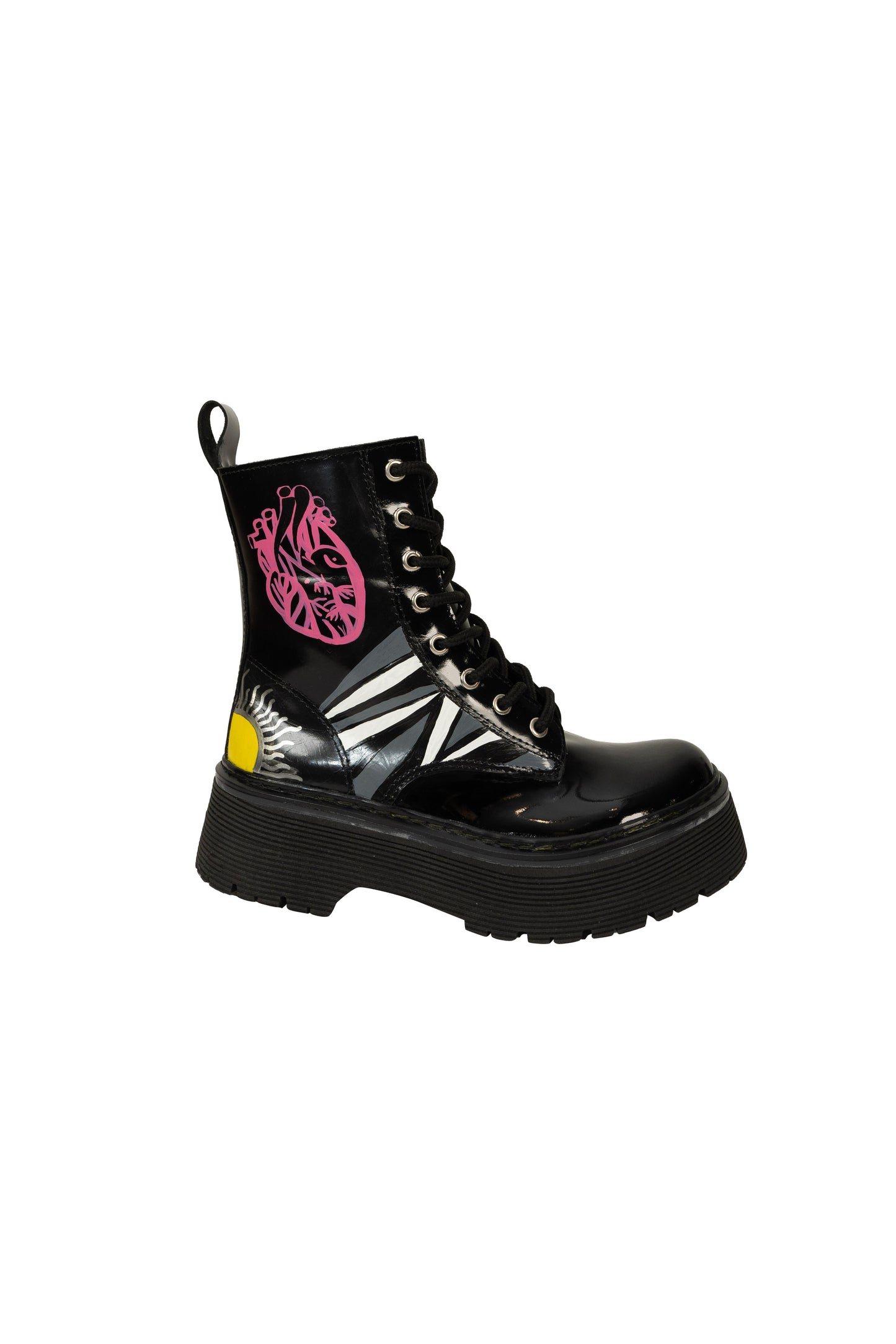 Rock Lace-Up Boot VEGAN LEATHER Collab ORI