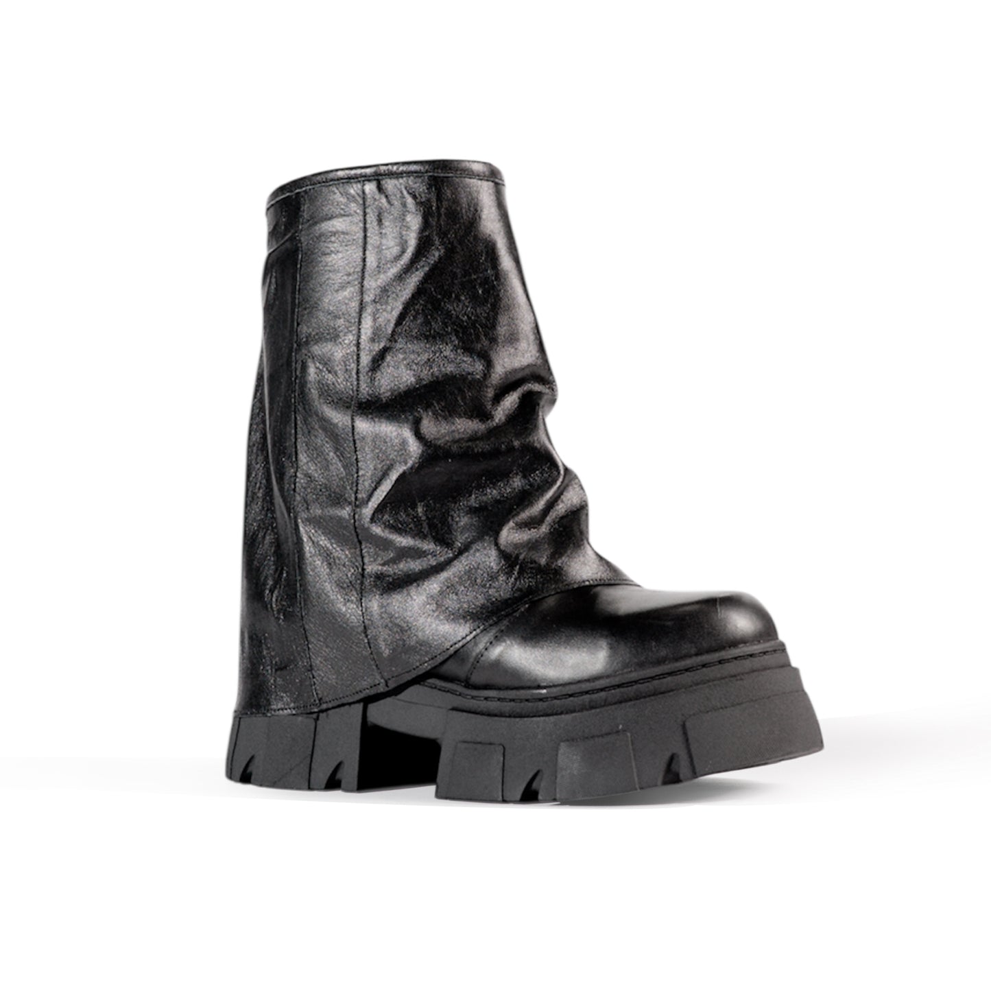 BERLIN Black — The Dual-Spirit Boot (Genuine Leather)