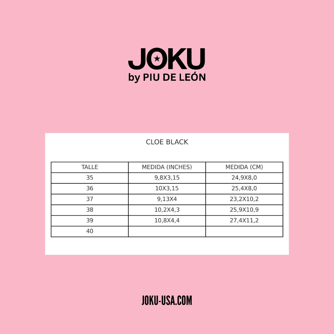 Cloe Black GENUINE LEATHER