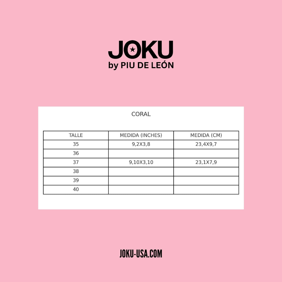 Coral GENUINE LEATHER