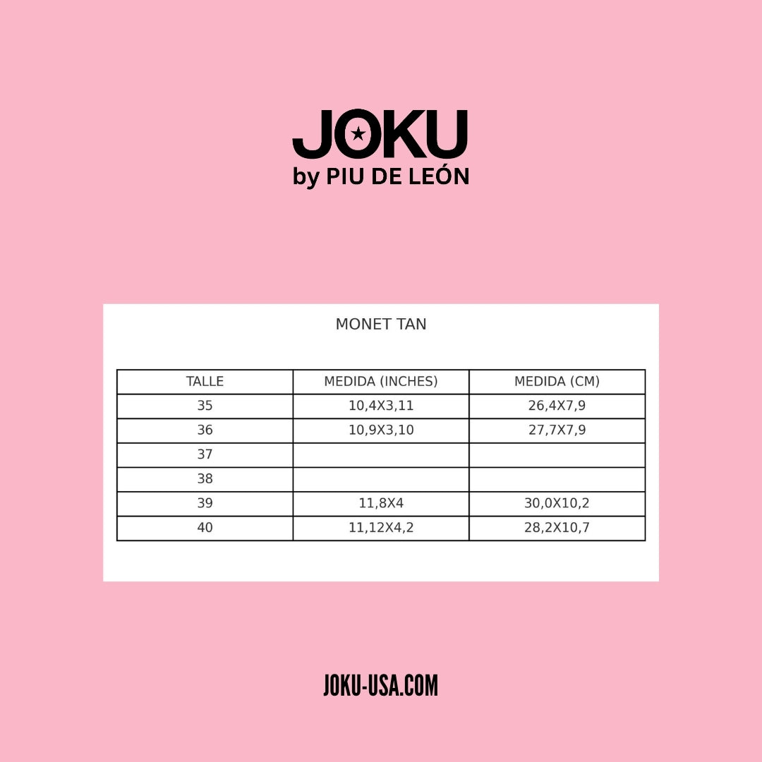 Monet Tan GENUINE LEATHER