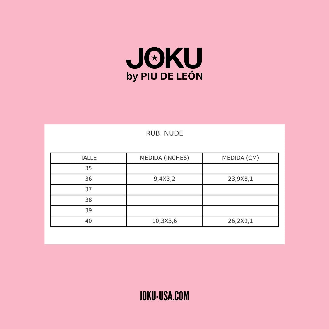 Rubi  Nude VEGAN LEATHER