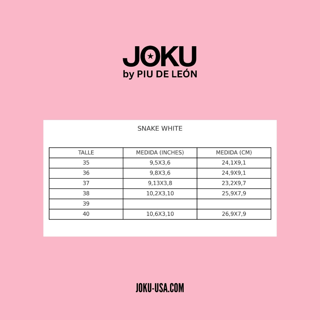 Snake White VEGAN LEATHER