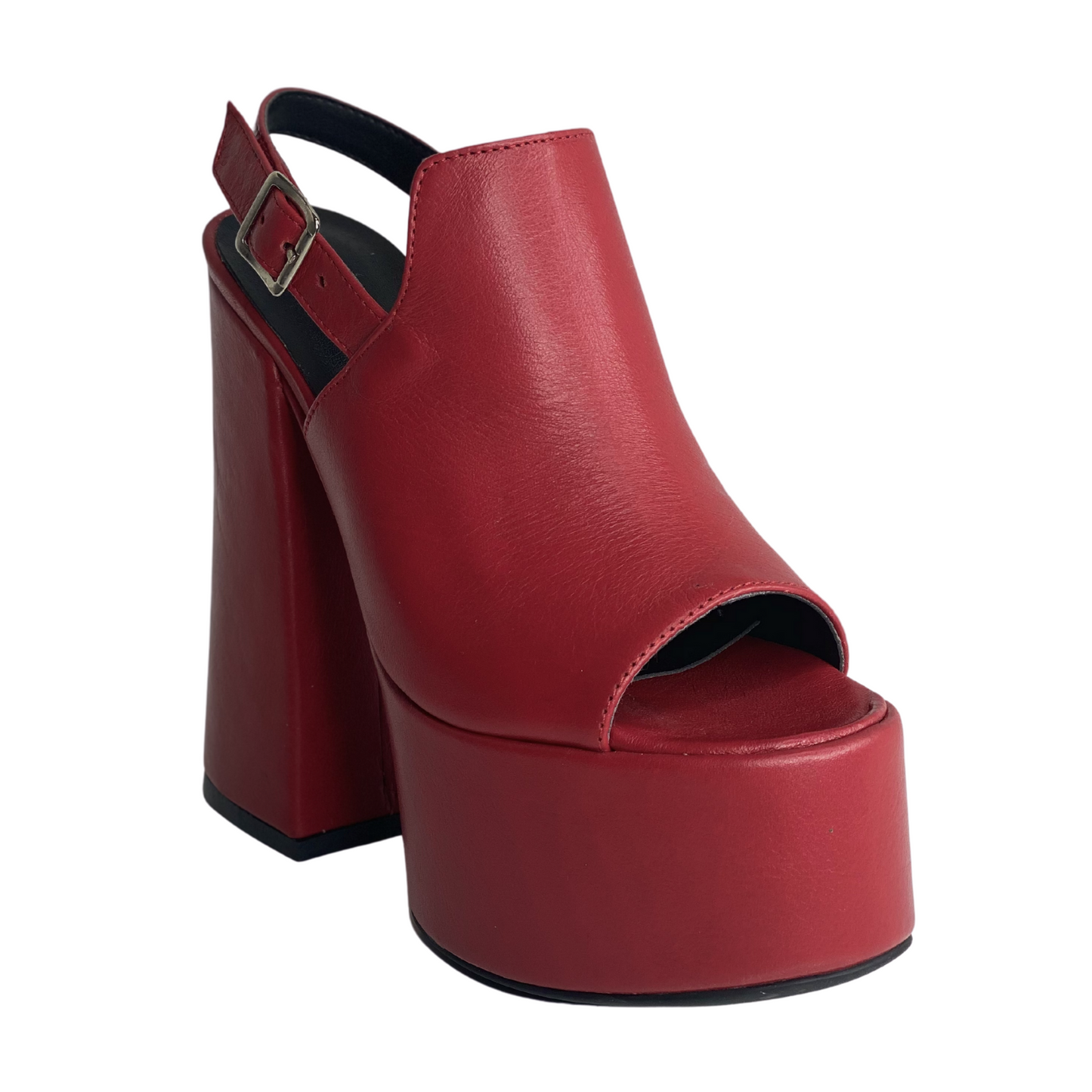 Fancy Red GENUINE LEATHER