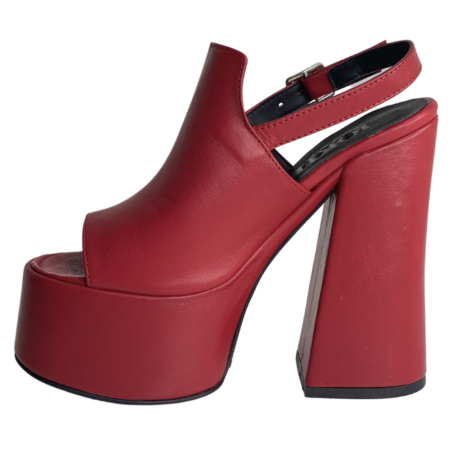 Fancy Red GENUINE LEATHER