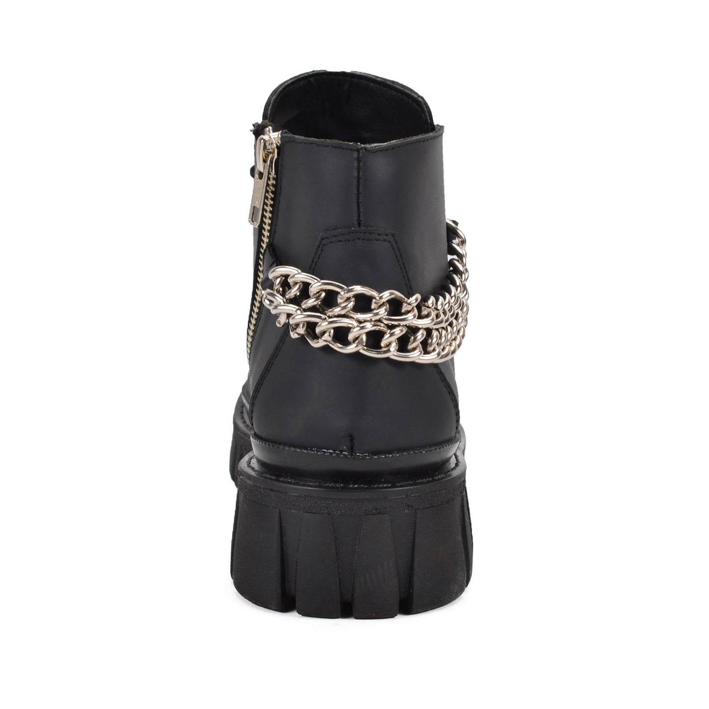 Guld Lace-up Boot GENUINE LEATHER