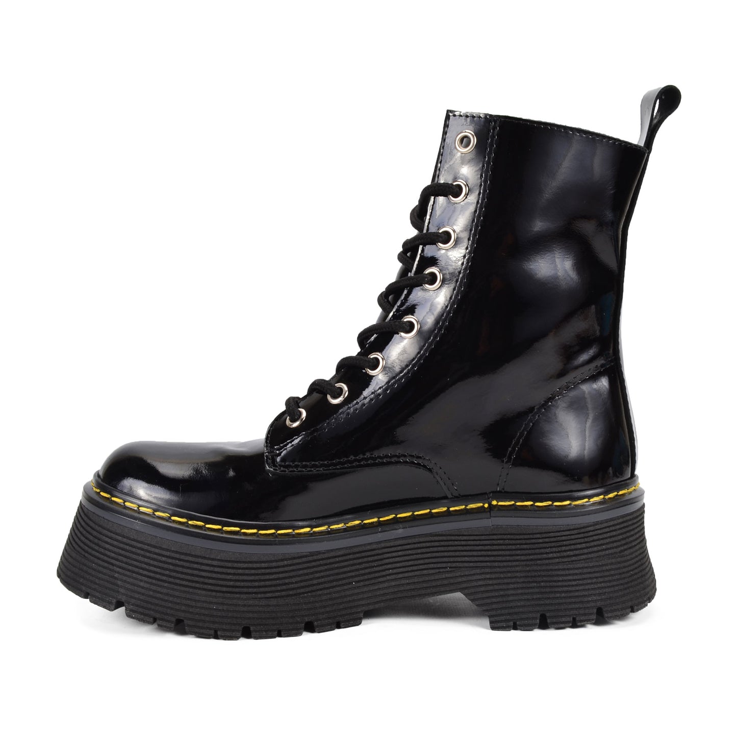 Rock  Lace-up Boot GENUINE VEGAN LEATHER