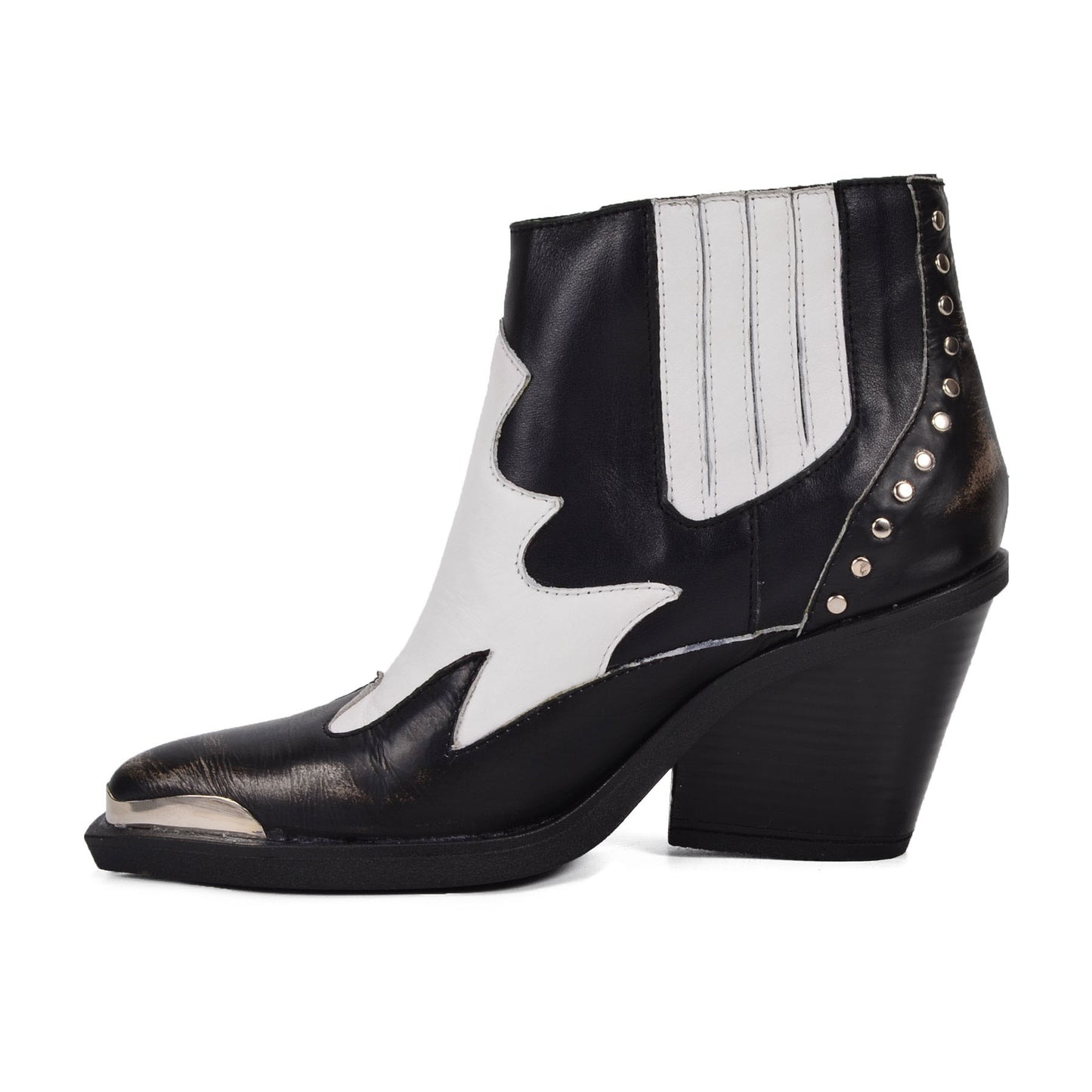 Silver GENUINE LEATHER